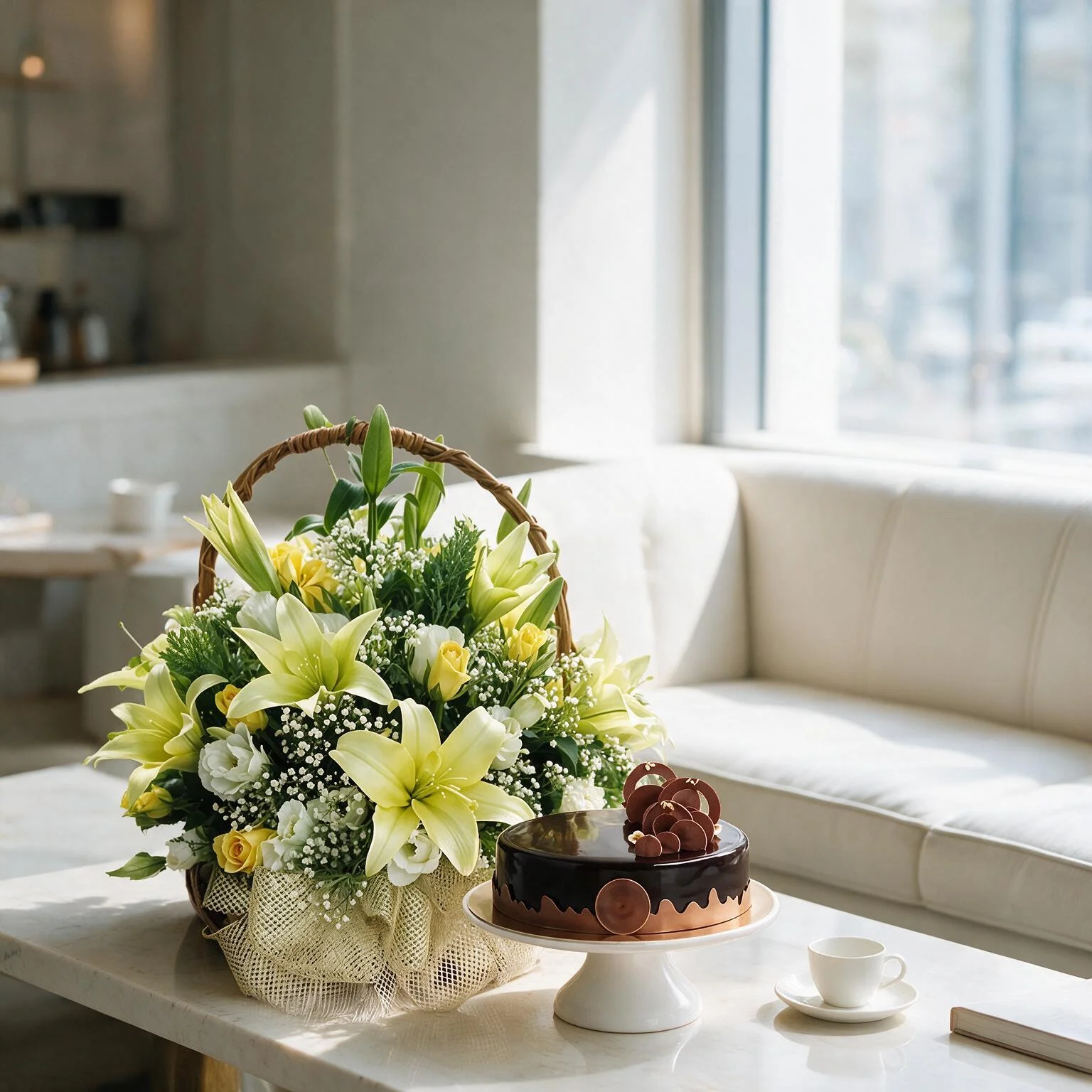 Flowers & Cake