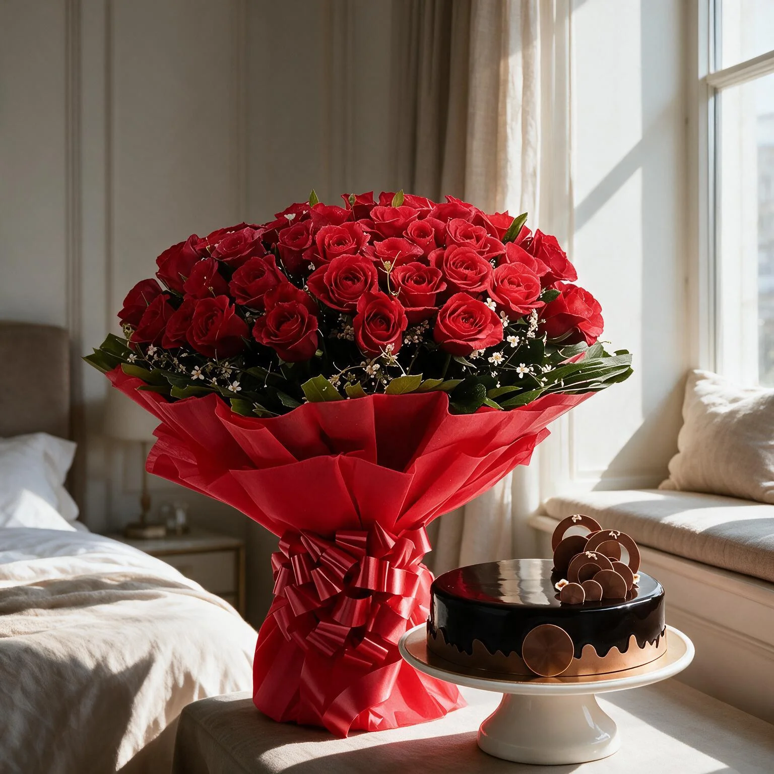 Flowers & Cake