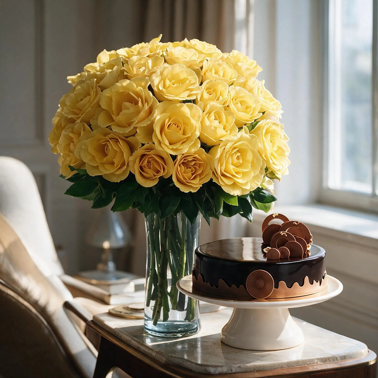 Flowers & Cake