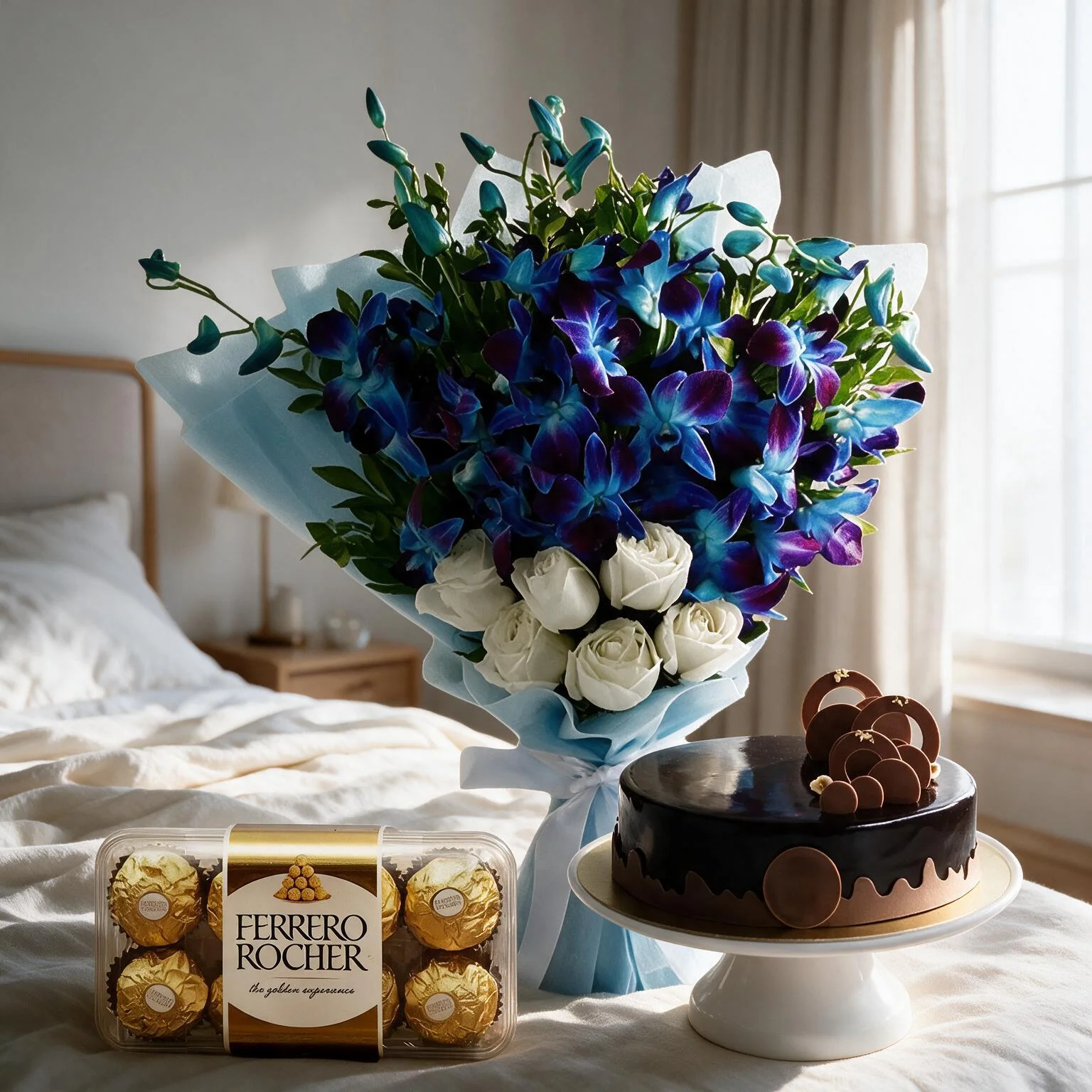 Flowers,Cake & Chocolates