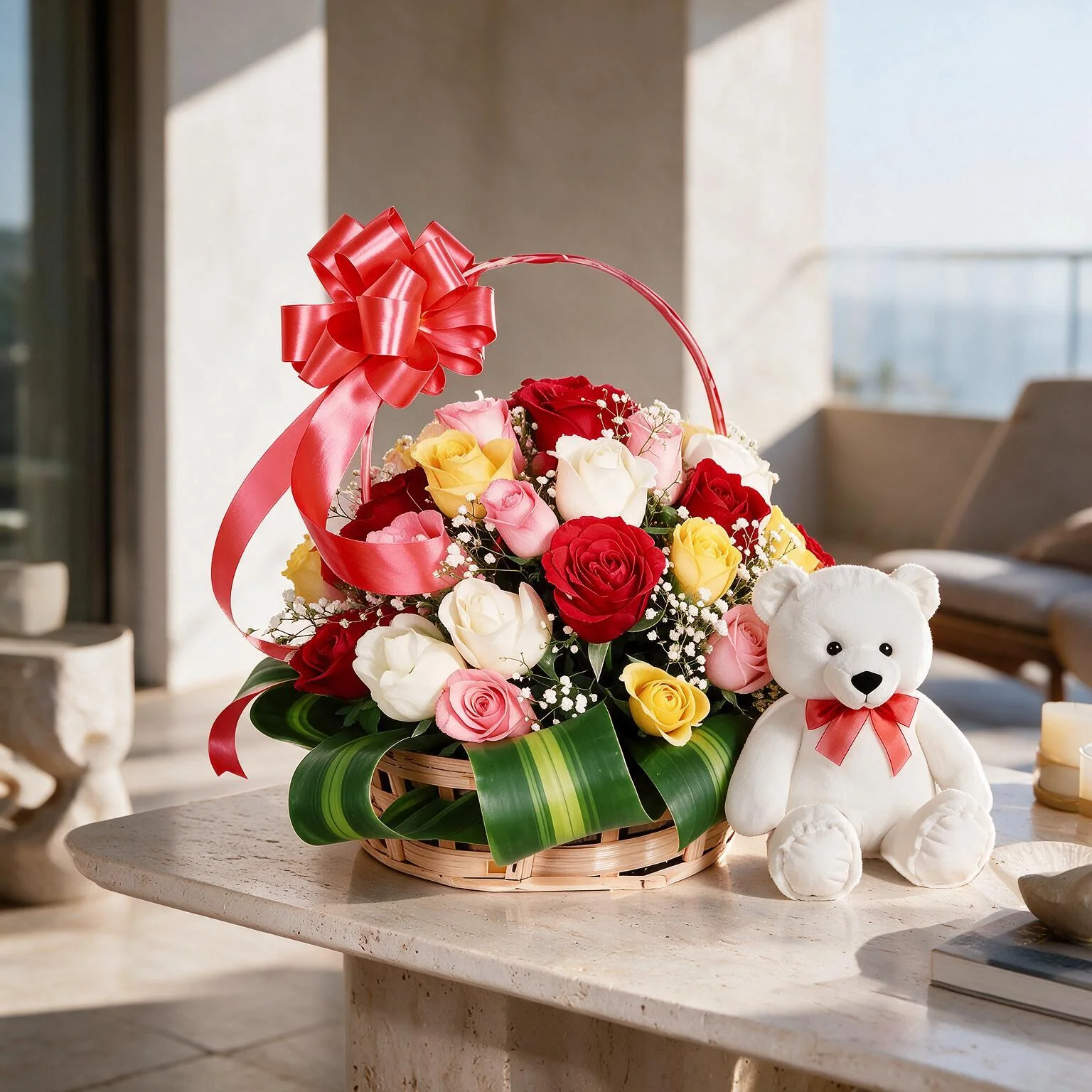 Flowers & Teddy