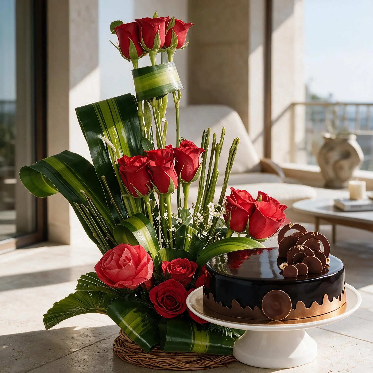 Flowers & Cake