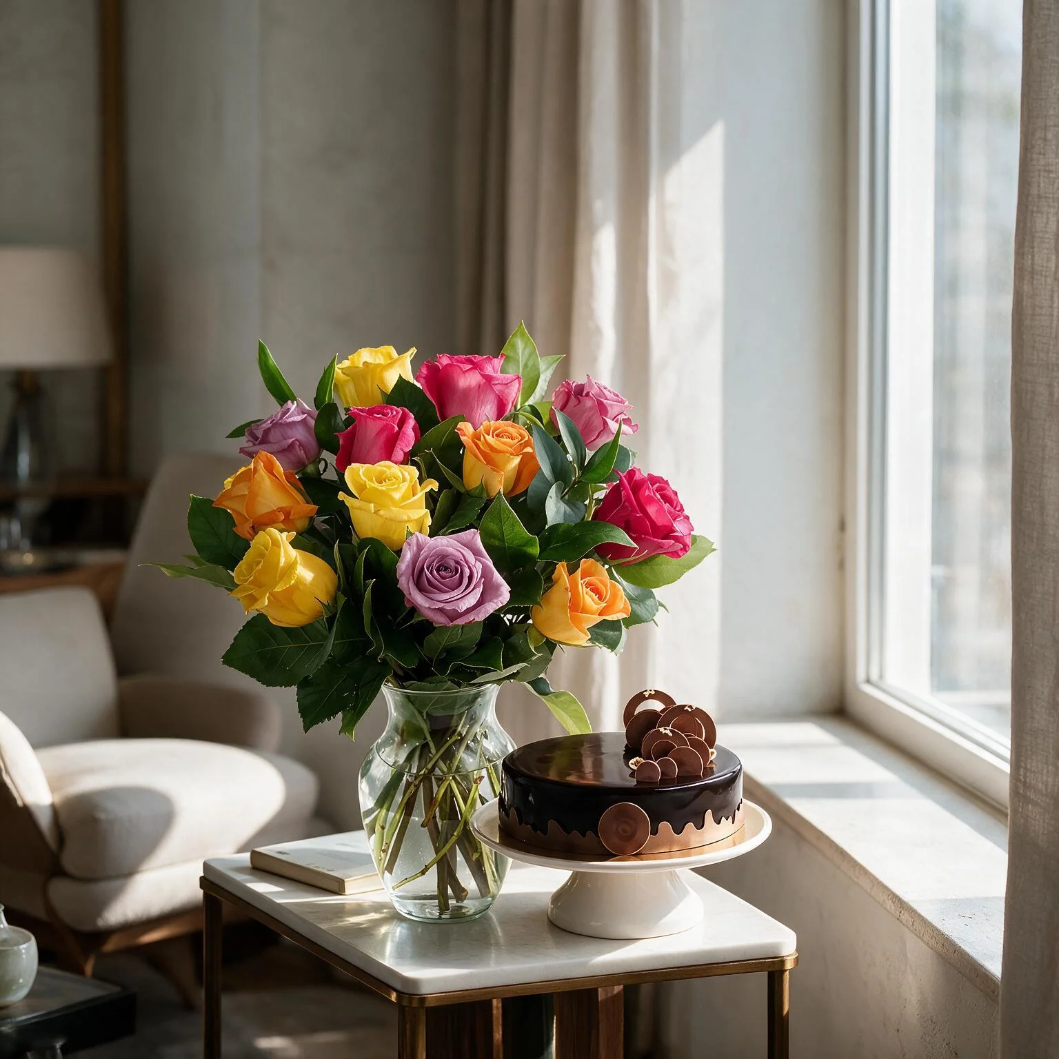 Flowers & Cake
