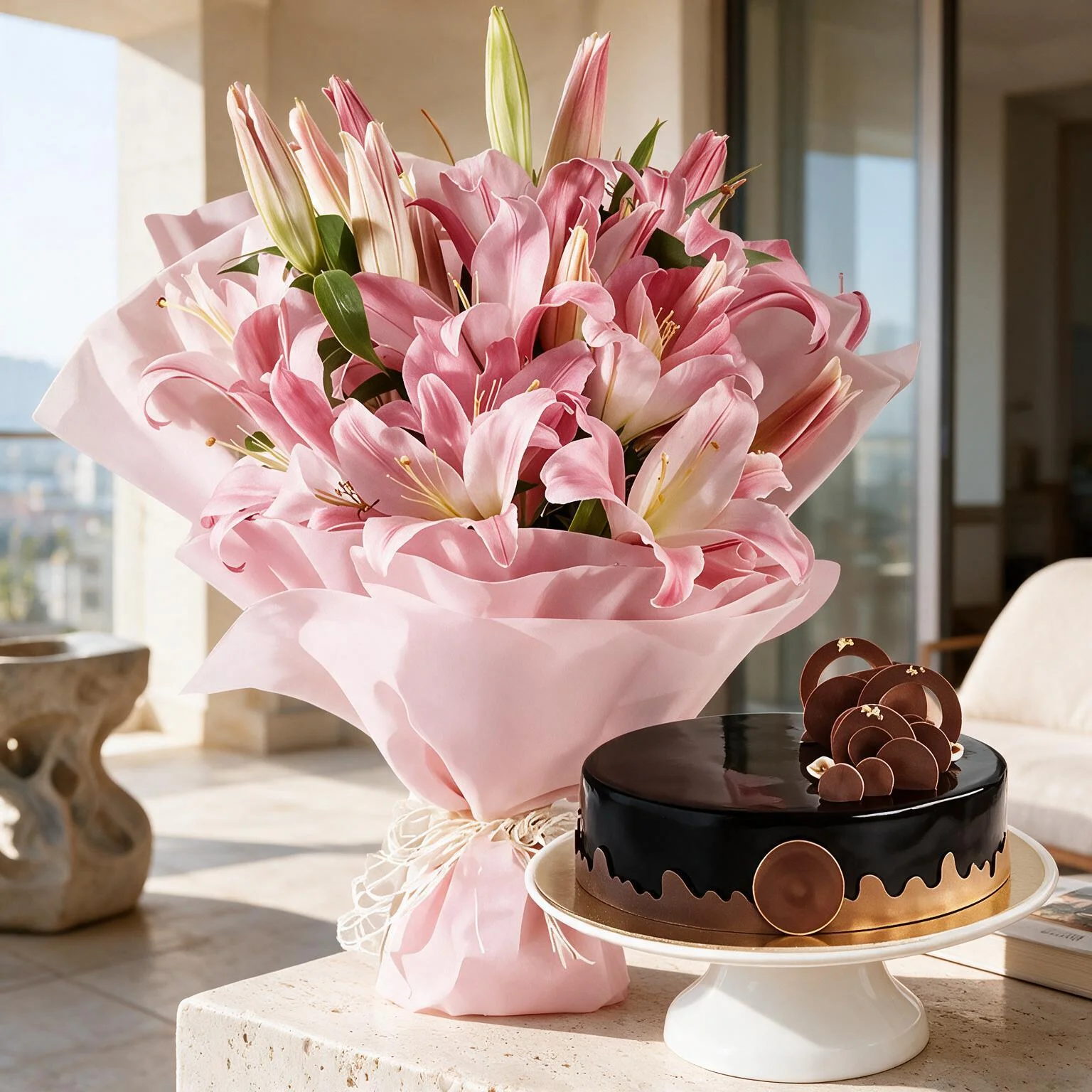 Flowers & Cake
