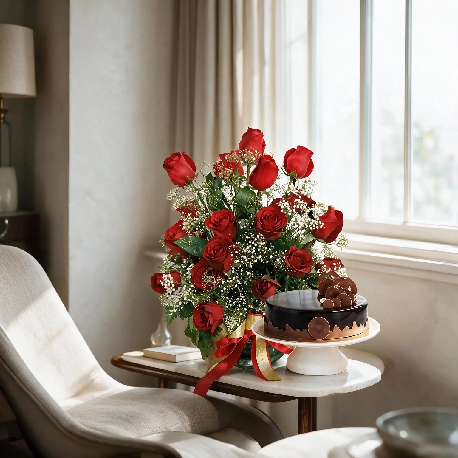 Flowers & Cake