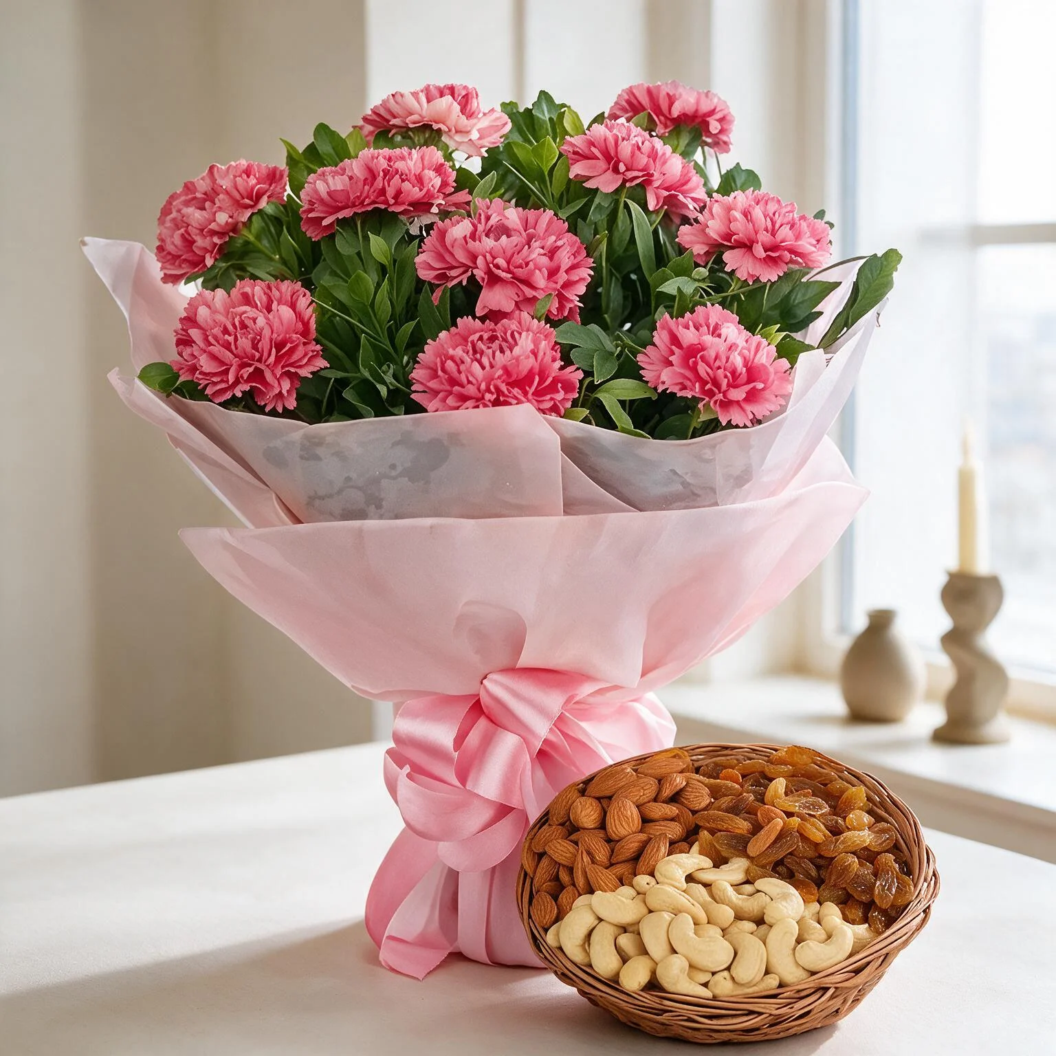 Diwali with Mixed Roses
