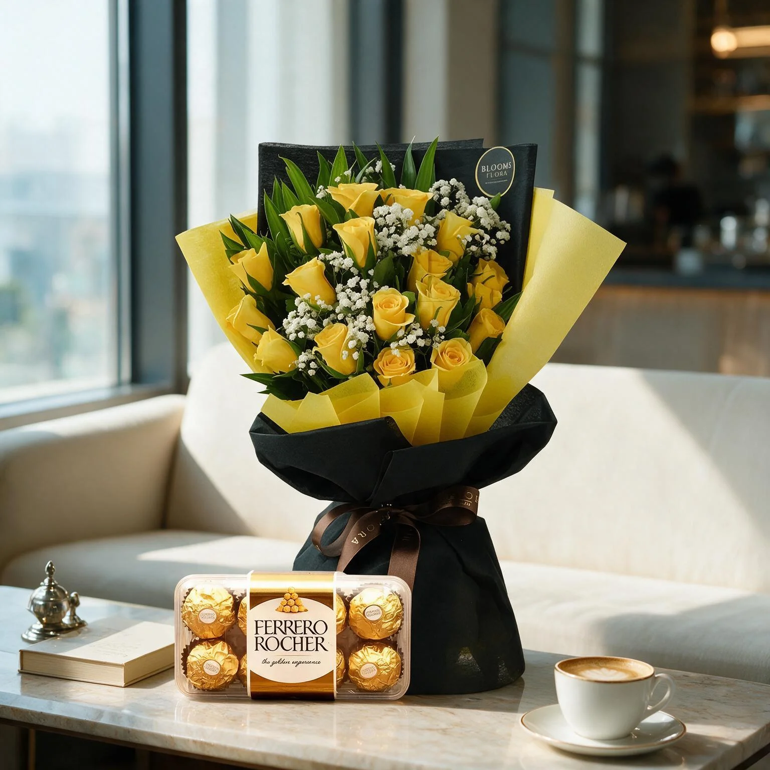 Roses Bouquet & Chocolate