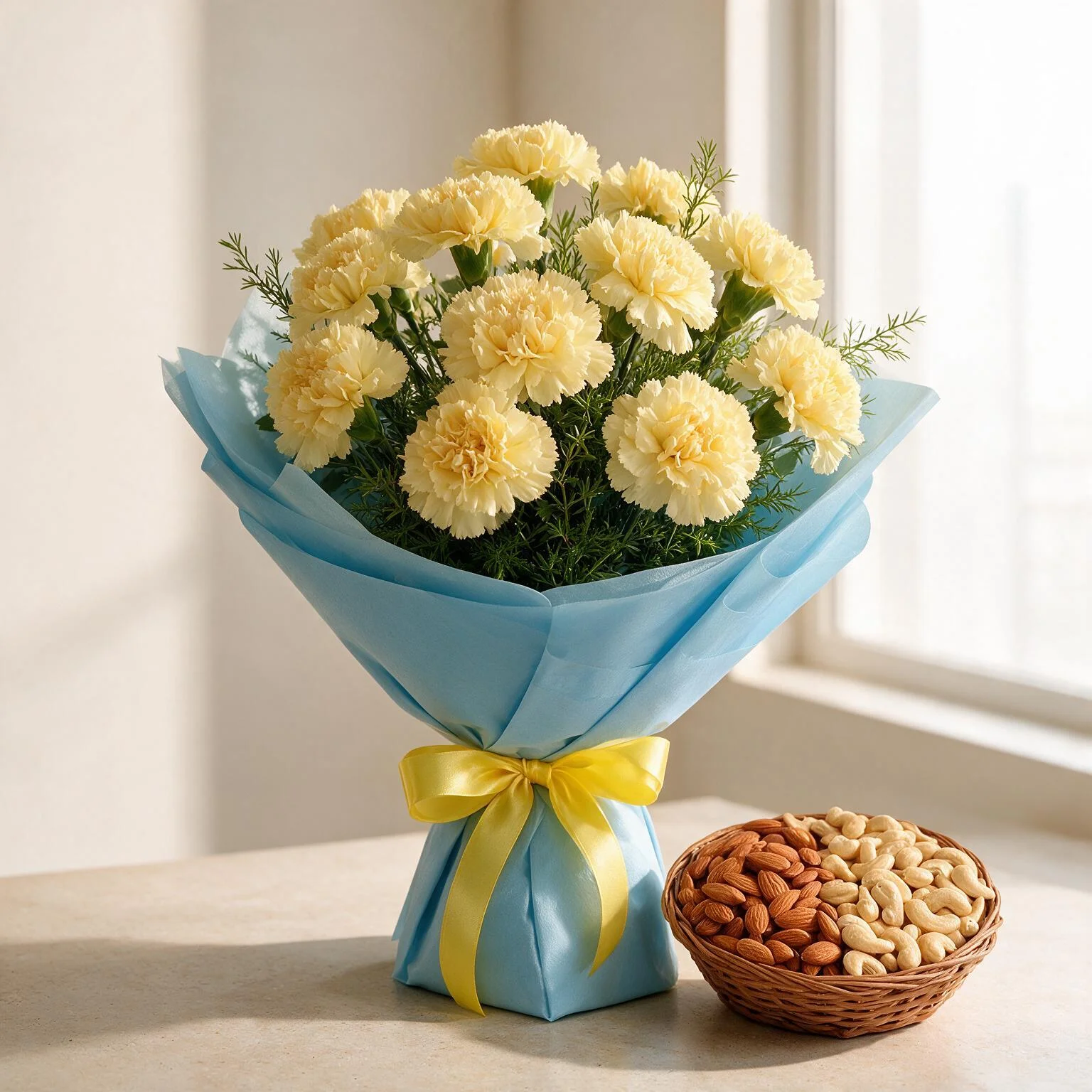 Diwali Flowers & Dry Fruits