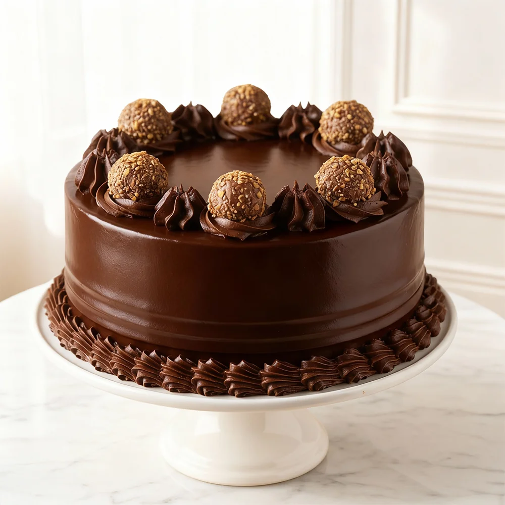 Ferrero Rocher Truffle Cake