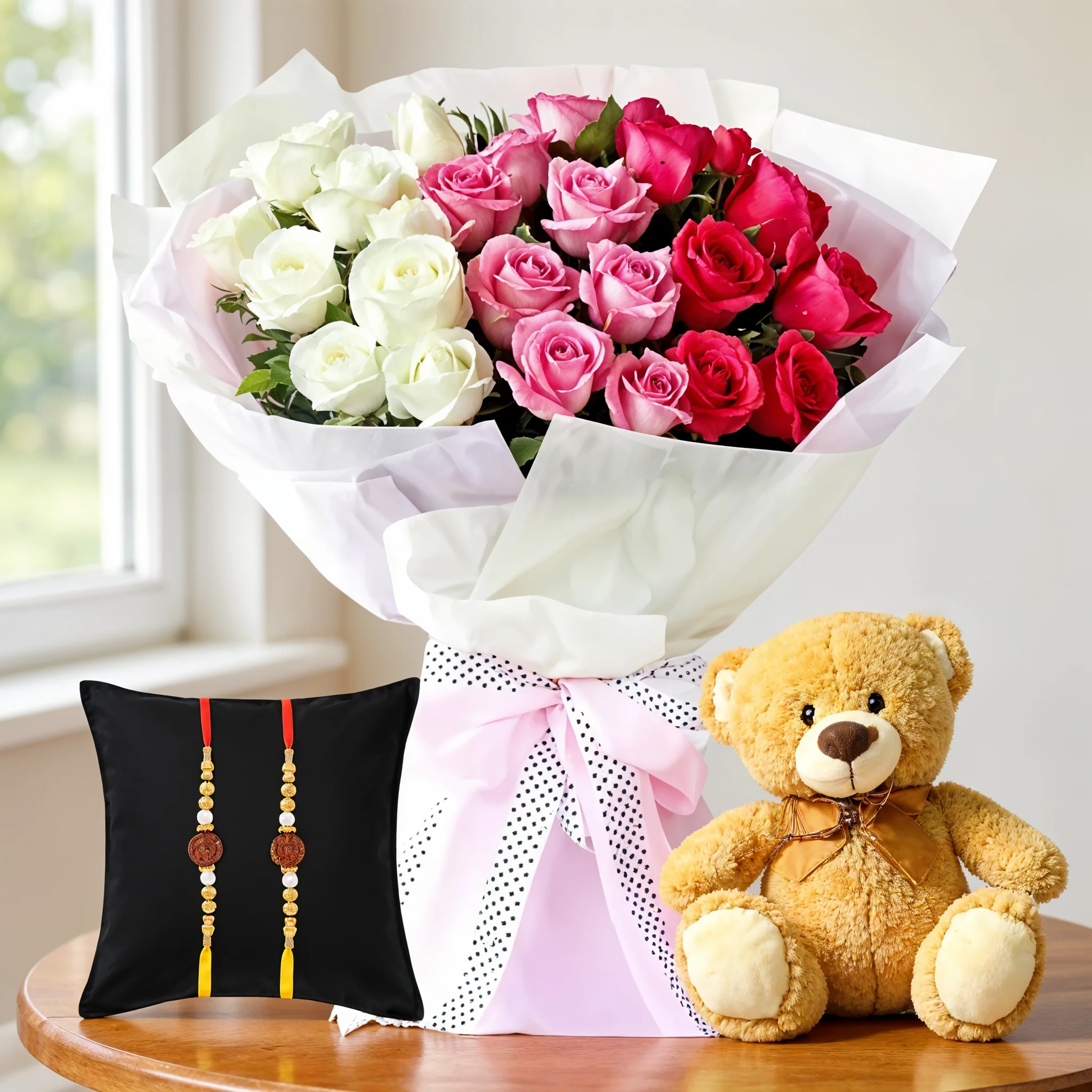 Roses with Teddy