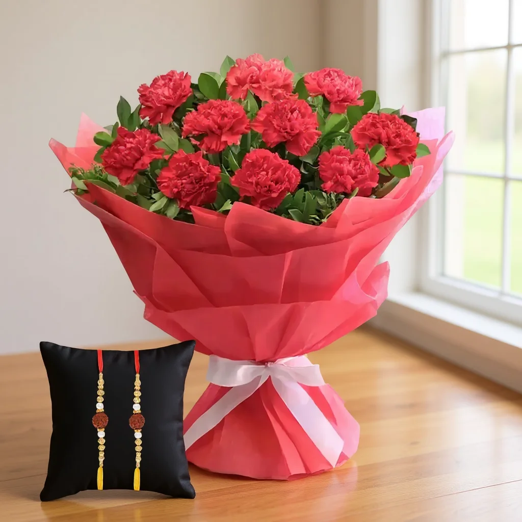 Bouquet of Red Carnations