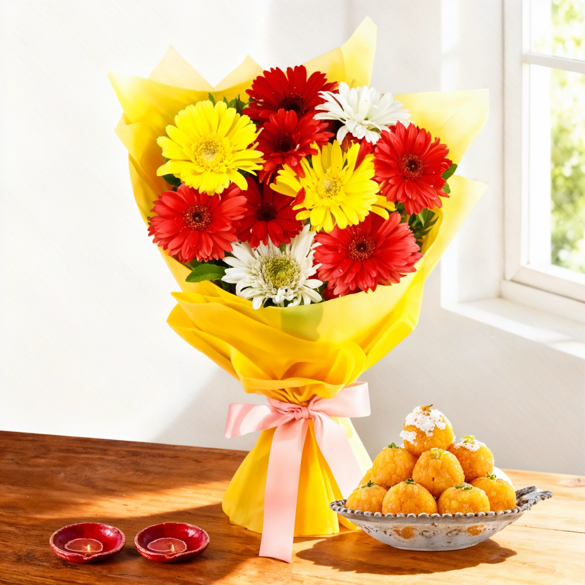 Flowers & Mithai Combo