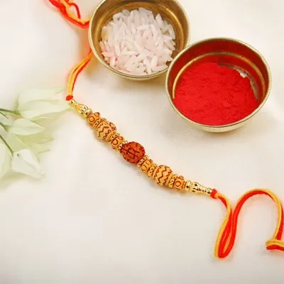 Single Rudraksh Rakhi